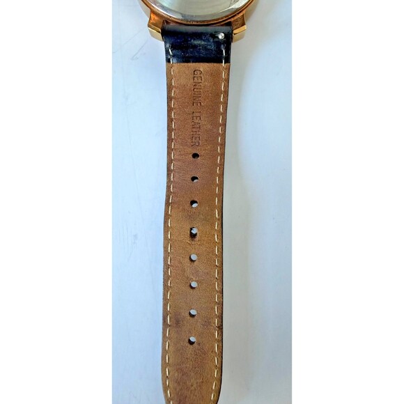 MVMT Men\'s Watch Black Dial Rose Gold Tone Case Genuine Leather Band Minimalist main image 5